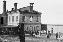 Stockholms stads södra arbetsinrättning, Dihlströmska arbetsinrättningen, för fattiga och arbetslösa (1844-1906). Nuv. kv. Dihlströms
