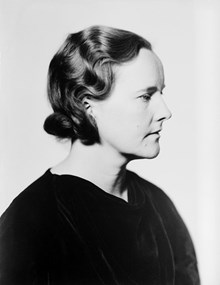 Porträtt av Edith Unnerstad, författare