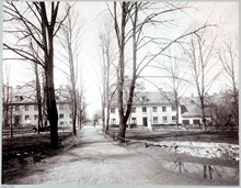 Norra delen av Adolf Fredriks kyrkogård mot Saltmätargatan