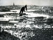 Hammarbybacken: Backhoppning