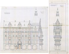 Daneliuska huset – bygglovsritningar från 1898