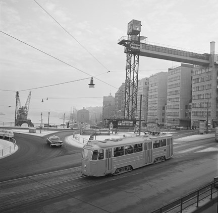 Spårvagnen är en Mustang A25 som sattes i trafik år 1946. Det var väldigt populär bland stockholmare och ansågs modern. 