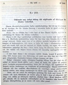 De blindes förening söker stöd för De blindes veckoblad i stadsfullmäktige 1900