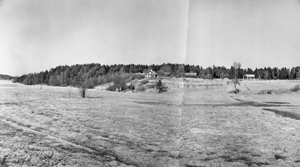 Vy mot Stora Tensta gård från öster.