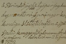 Fattigjonet Salomon Andersson, 49, omhändertagen efter hot om att spränga slottet i luften - dårdiariet sommaren 1892 