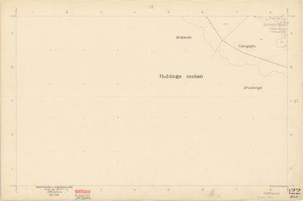 Bladet är ritat i tusch på papper som numera är gulnat