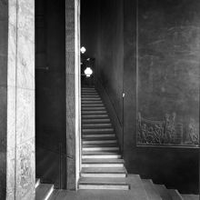 Stockholms Stadsbibliotek. Entré 201, trappa mot norr