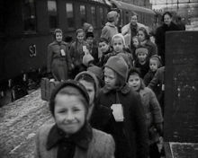 Tyska barn kommer till Sverige