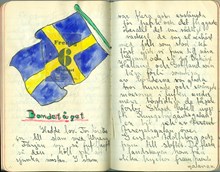 Maja Berghs dagbok under Bondetåget 1914