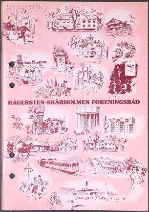 Tryckt katalog över föreningar i Hägersten- Skärholmen