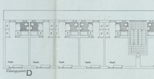 Ritningar till ”EPA-husen” i Årsta från 1946