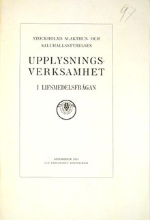 Kurser i att få sig någonting till livs, år 1914