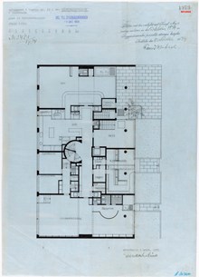 Ritningar till "Markeliushuset", kollektivhus från 1934