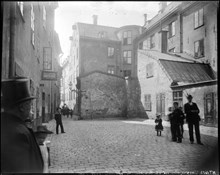 Baggensgatan söderut vid Baggensplan