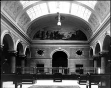 Interiör från Riksbanken vid Riksgatan på Helgeandsholmen