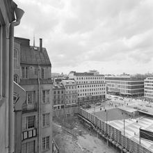 Vy över Sergels Torg mot nordväst