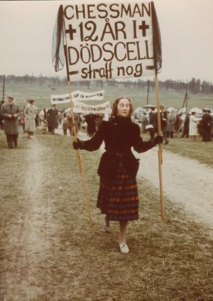 Protest mot Caryl Chessmans dödsdom