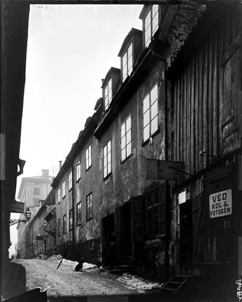 Vy längs Stora Glasbruksgatan österut från Stora Glasbruksgatan 12